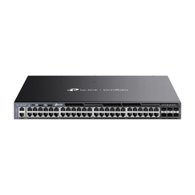 TP-Link SG6654XHP Стекируемый управляемый коммутатор 3-го уровня Omada с 48 гигабитными портами PoE+ и 6 портами SFP+