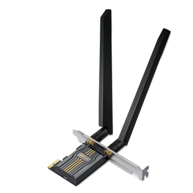 Трехдиапазонный беспроводной PCI Express-адаптер TP-LINK ARCHER TBE400E BE6500 Wi-Fi 7 с поддержкой Bluetooth 5,4