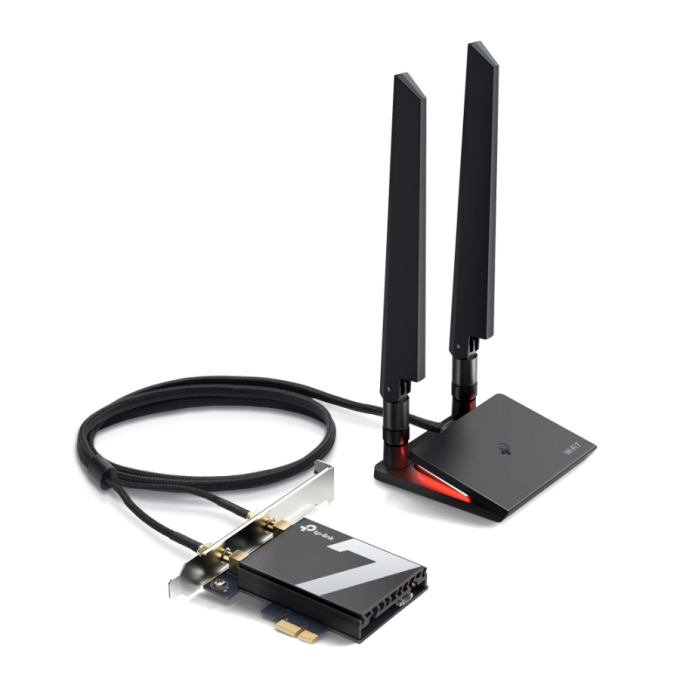 Трехдиапазонный беспроводной PCI Express-адаптер TP-LINK ARCHER TBE550E BE9300 Wi-Fi 7 с поддержкой Bluetooth 5,4